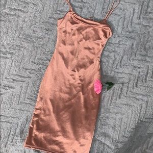 ROSE PINK Silk Dress 😍💕